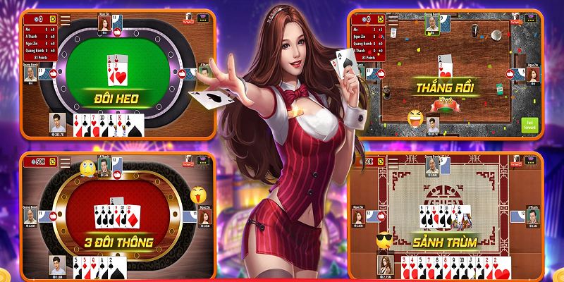 Sự khác biệt về quy tắc chặt của game bài Tiến Lên 2 miền