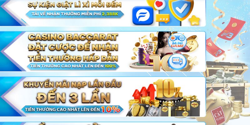 Nhiều chương trình ưu đãi cho người chơi casino